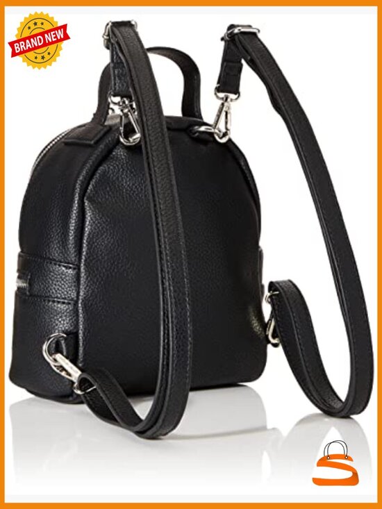 Faux Leather Fashion Backpack with Adjustable Straps main image 6